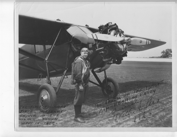 Packard test pilot Walter Lees